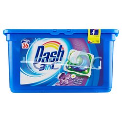 DASH КАПСУЛИ ЗА ПРАНЕ 3В1 36БР. LAVANDA