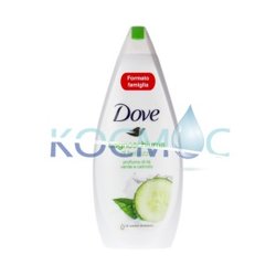 DOVE ДУШ ГЕЛ profumo di te verde e cetriollo 700ml.