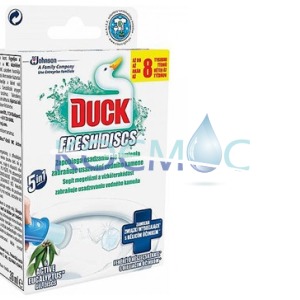 Дискове почистване и ароматизиране на WC Duck fresh discs 5in1 - Active eucalyptus