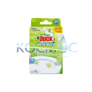 Дискове почистване и ароматизиране на WC Duck fresh discs 5in1 - LIME ZEST