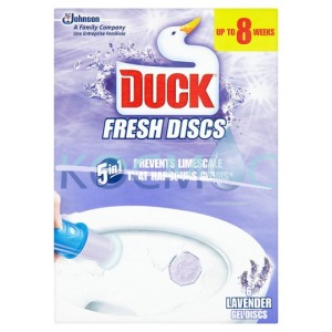 Дискове почистване и ароматизиране на WC Duck fresh discs 5in1 - Lavender