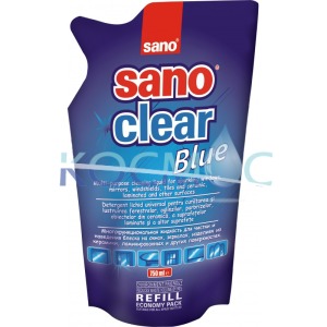 Препарат за прозорци - пълнител Sano Clear Blue