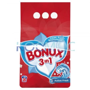 Прах за пране Bonux 3in1 activ fresh 20 пранета