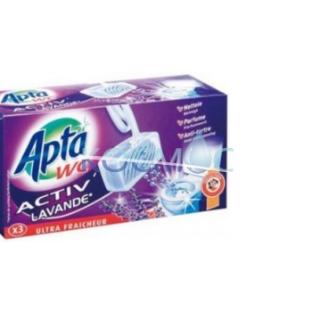 APTA WC ACTIV КОШНИЧКИ ЗА ТОАЛЕТНА ЛАВАНДУЛА 3БР.