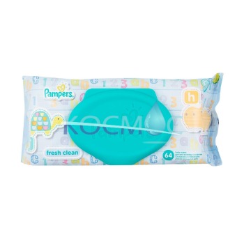 PAMPERS FRESH CLEAN МОКРИ КЪРПИ 64БР. КАПАК