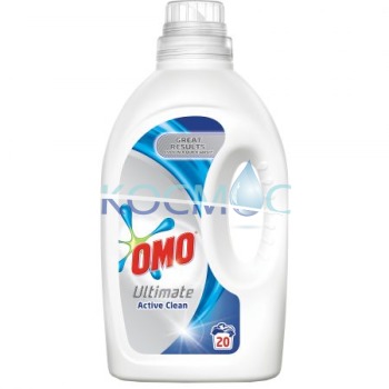 OMO ULTIMATE ACTIVE CLEAN ГЕЛ ЗА ПРАНЕ 20ПР.