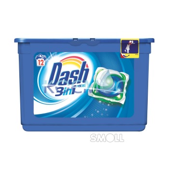 Капсули за пране Dash 3 in 1 pods 12бр