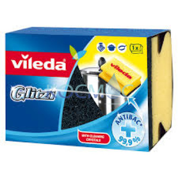Домакинска гъба Vileda Glitz 99.9% Antibac 1бр