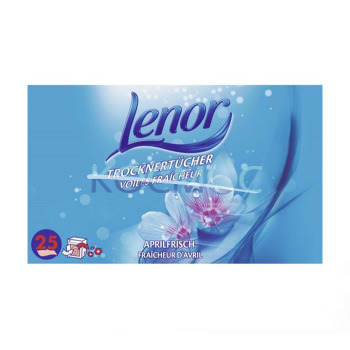 Lenor Ароматизирани кърпички за сушилня и гардероби син 25бр.