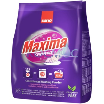 Прах за пране SANO Maxima SENSITIVE - 35пранета