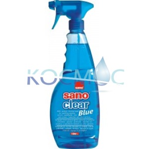 Препарат за прозорци SANO clear blue