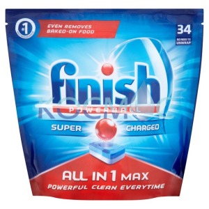 Таблетки за съдомиялна Finish All in 1 max