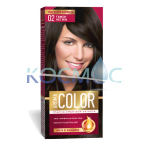 Боя за коса Aroma Color N 02 - тъмен кестен