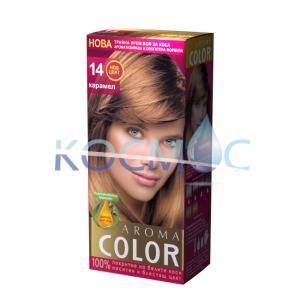 Боя за коса Aroma Color N 14 - карамел