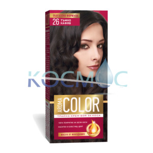 Боя за коса Aroma Color N 26 - тъмно кафяв
