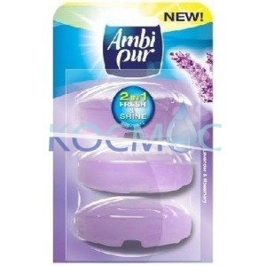 Ароматизатор за WC Ambi Pur - пълнител 3бр. Fresh and shine опаковка - 3бр.