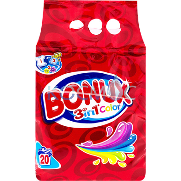 Прах за пране Bonux 3in1 color 20 пранета