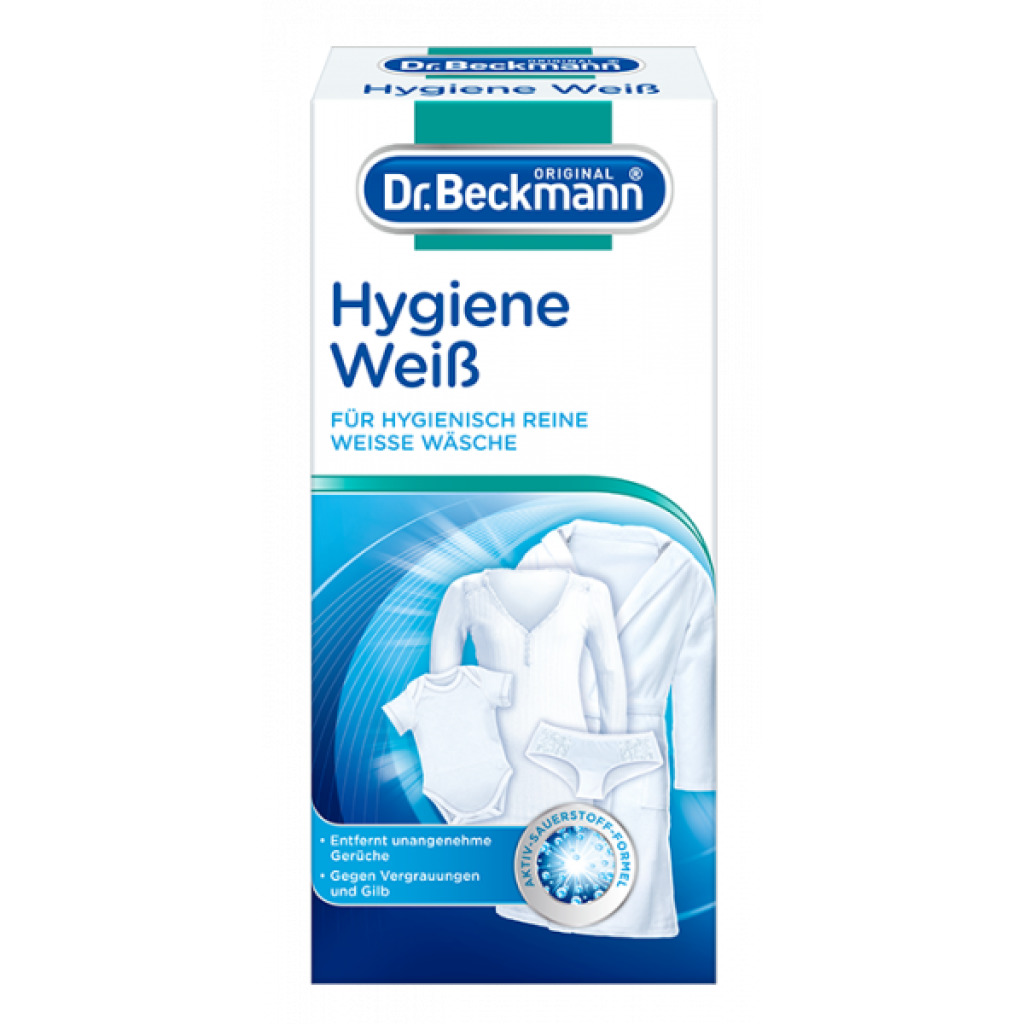 Препарат за хигиенично почистване и избелване на бельо, 500гр. Dr. Beckmann