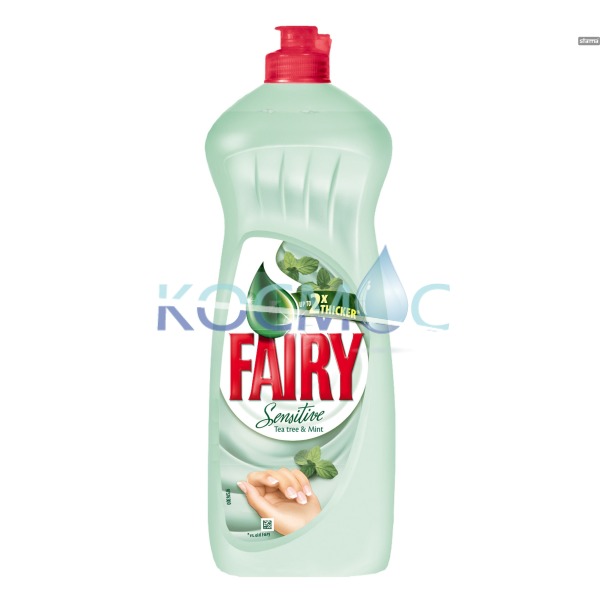 Препарат за съдове Fairy - Sensitive Tea Tree & Mint