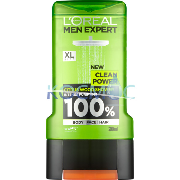 LOREAL MEN EXPERT CLEAN POWER ДУШ ГЕЛ