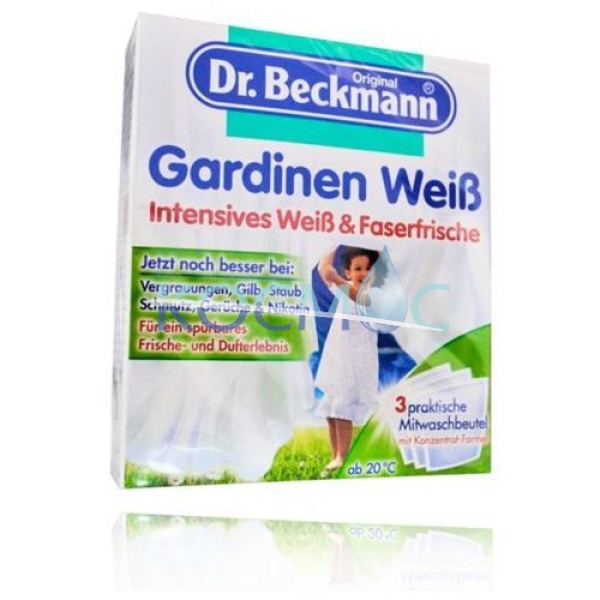 DR. BECKMANN GARDINEN WEIB САШЕТА ЗА ПРАНЕ НА БЕЛИ ЗАВЕСИ 3БР.