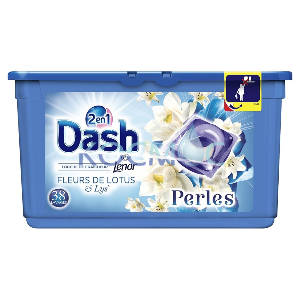 DASH 2en1 FLEUR DE LOTUS & LYS КАПСУЛИ ЗА ПРАНЕ 38БР.