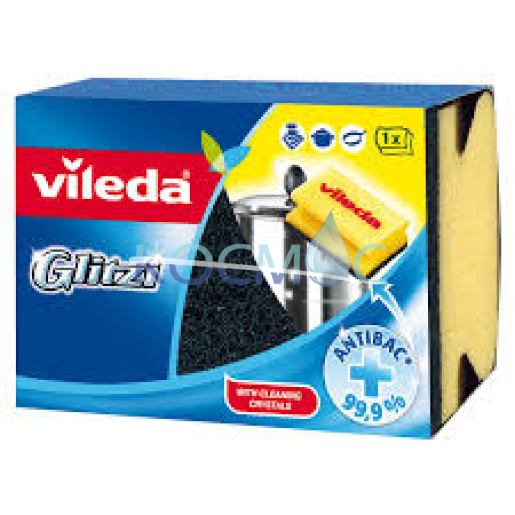 Домакинска гъба Vileda Glitz 99.9% Antibac 1бр