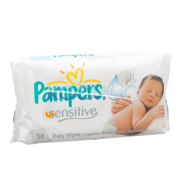 бебешки мокри кърпи Pampers Sensitive