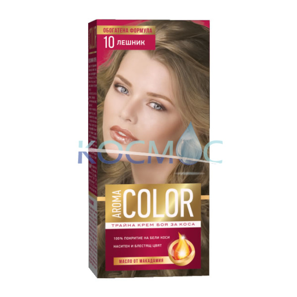 Боя за коса Aroma Color N 10 - лешник