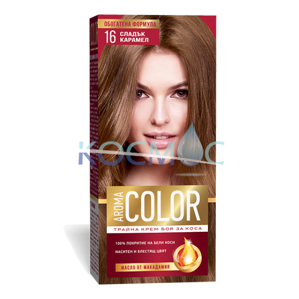 Боя за коса Aroma Color N 16 - сладък карамел